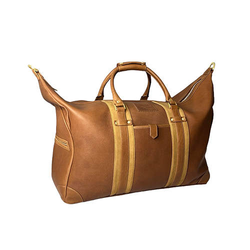 Brown Leather Duffle Bag02