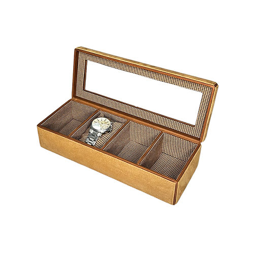 Suede Leather Watch Box02