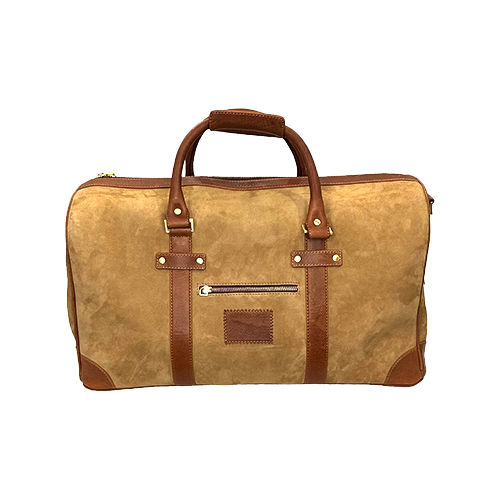Suede Leather Duffle Bag
