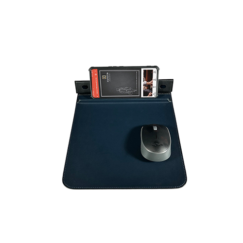 Leather Mouse Pad With Mobile Stand