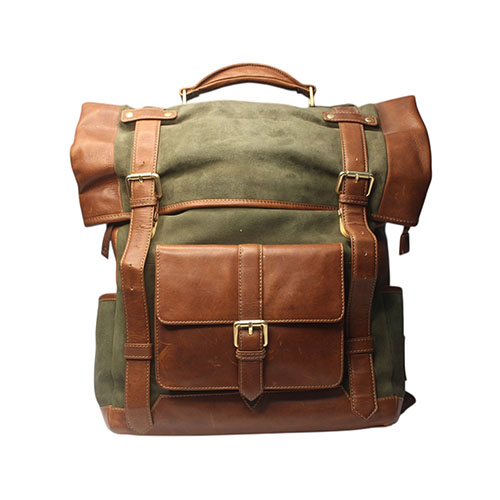 Suede Leather Backpack